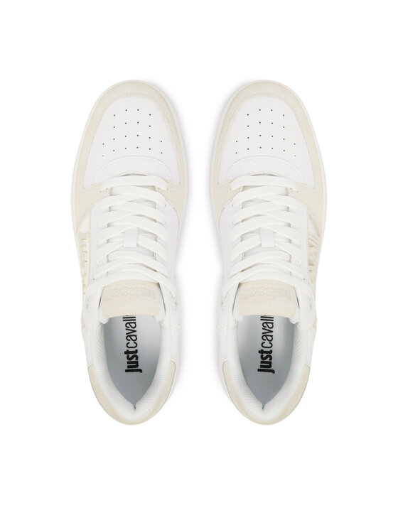 Just Cavalli Just Cavalli Sneakersy 80QA3SM1 ZPC09 Biały