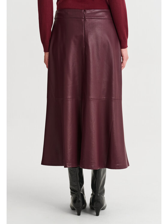 TATUUM TATUUM Spódnica midi MANTI Czerwony Flare Fit