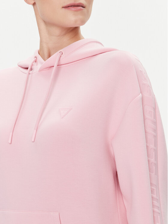 Guess Guess Majica dugih rukava Brenda V2YQ18 K7UW2 Ružičasta Relaxed Fit