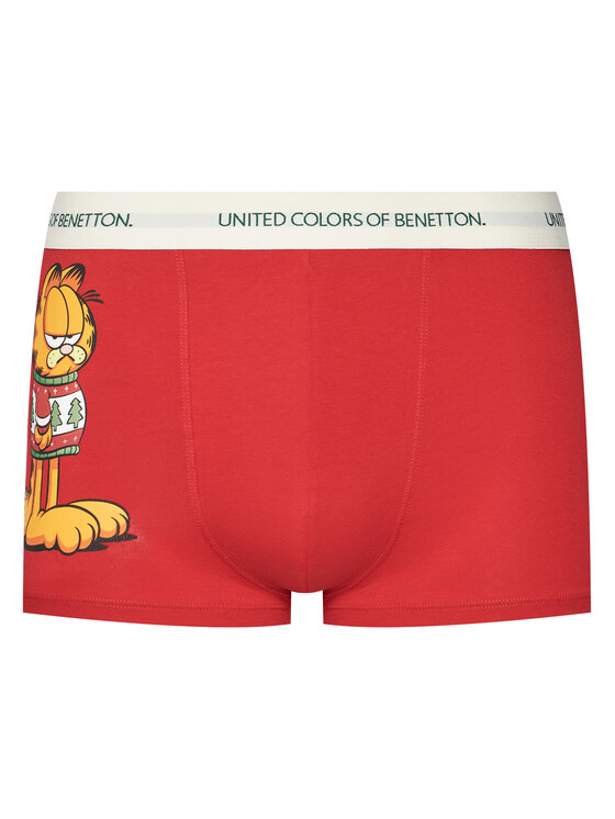 United Colors Of Benetton Męskie Bokserki, rozmiar L, Czerwone, 32IM2X017