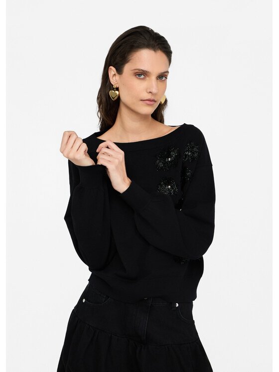 Liu Jo Liu Jo Maglione CF5271MA96EM9799 Nero Regular Fit