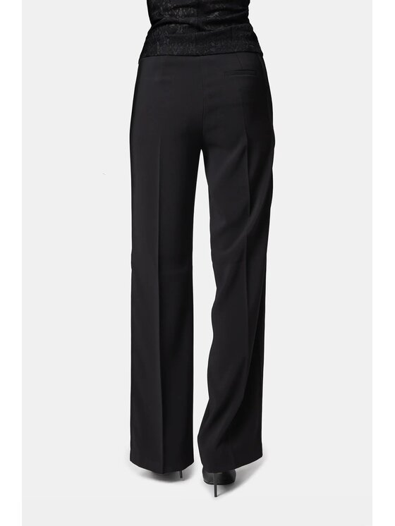 PINKO PINKO Kalhoty z materiálu Rufa Pantalone Černá Regular Fit