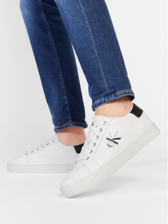 Calvin Klein Jeans Calvin Klein Jeans Αθλητικά Classic Cupsole Laceup Low Lth YM0YM00491 Λευκό