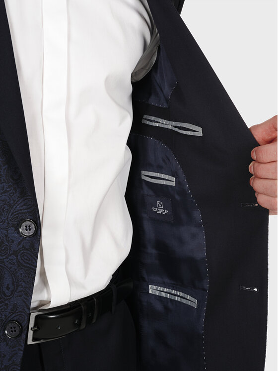 Evenemen Evenemen Garnitur 1120047 Granatowy Slim Fit