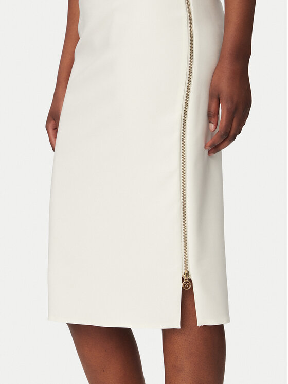 Rinascimento Rinascimento Пола тип молив CFC0127985003 Бял Slim Fit