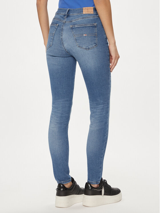 Tommy Jeans Tommy Jeans Blugi Nora DW0DW17568 Albastru Skinny Fit