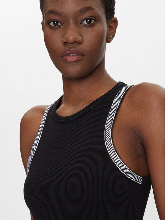 Fracomina Fracomina Top FS25ST2009J401R9 Nero Slim Fit