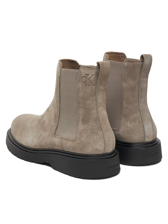 Calvin Klein Calvin Klein Klassische Stiefeletten Combat Ess Chelsea Boot Su YM0YM01372 Beige