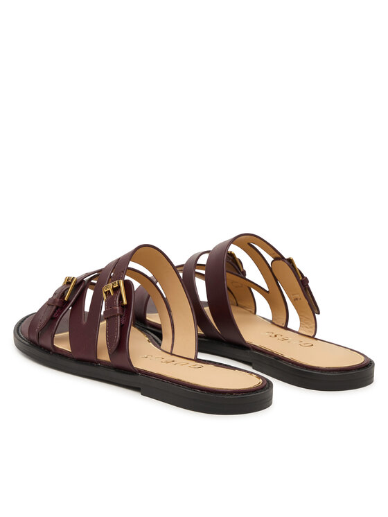 Guess Guess Şlapi FLJGRY LEA03 Vișiniu