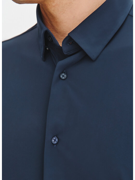 Pako Lorente Pako Lorente Koszula P25WF-1X-048 Granatowy Slim Fit