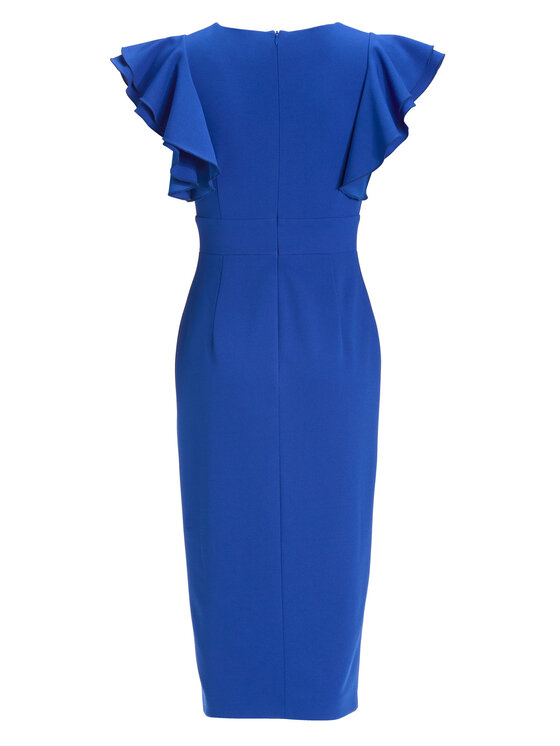 Swing Swing Koktel haljina 5AI18400 Plava Slim Fit