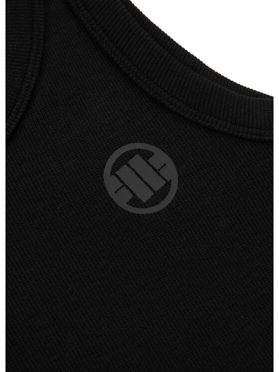 PITBULL PITBULL Sukienka codzienna Rib Layla Czarny Slim Fit
