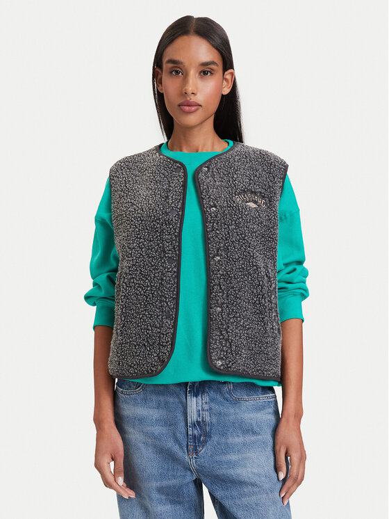 Billabong Billabong Αμάνικο Μπουφάν EBJPF00118 Σκούρο γκρι Relaxed Fit