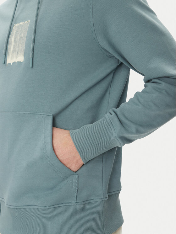 Calvin Klein Jeans Calvin Klein Jeans Μπλούζα Brush Stroke J30J327525 Μπλε Regular Fit