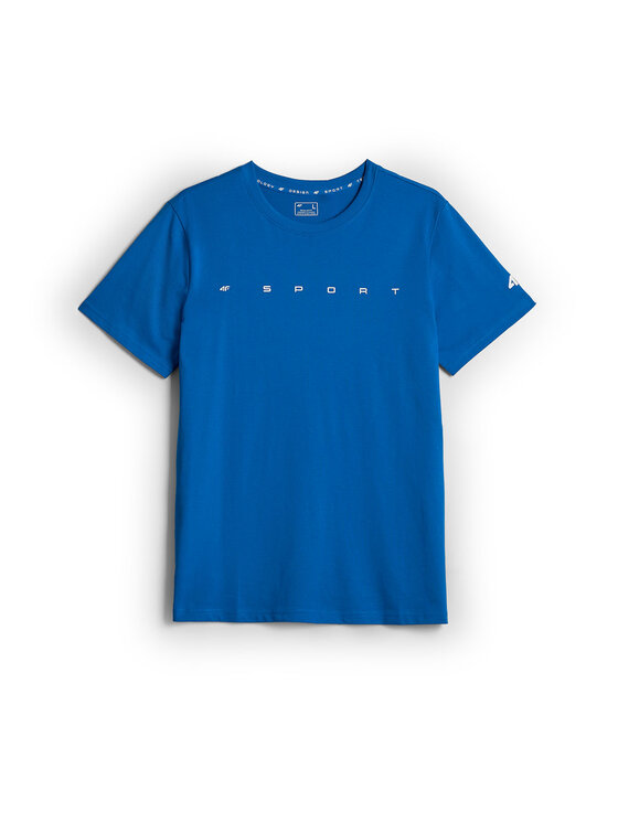 4F 4F T-Shirt CITY Niebieski Regular Fit