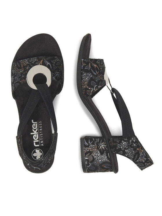 Rieker Rieker Sandalen 64683-91 Schwarz