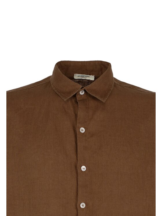 ACANFORA ACANFORA Camicia ACA105-CAFFE Marrone Regular Fit