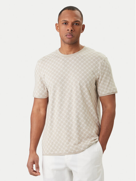 JOOP! JOOP! T-shirt Victormanuel 30101945 Bež Regular Fit