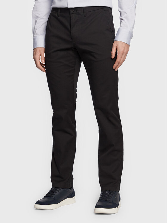Tommy Hilfiger Chinos Denton 1985 MW0MW25964 Noir Straight Fit | Modivo.fr