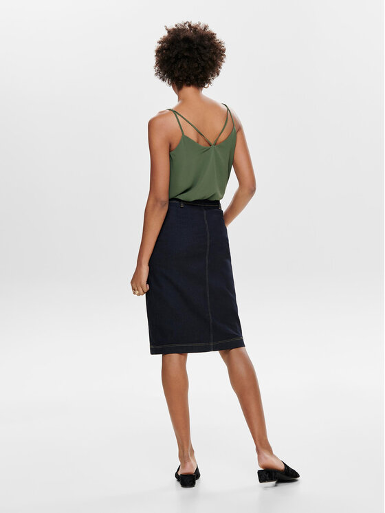ONLY ONLY Top Moon 15177444 Zelená Regular Fit