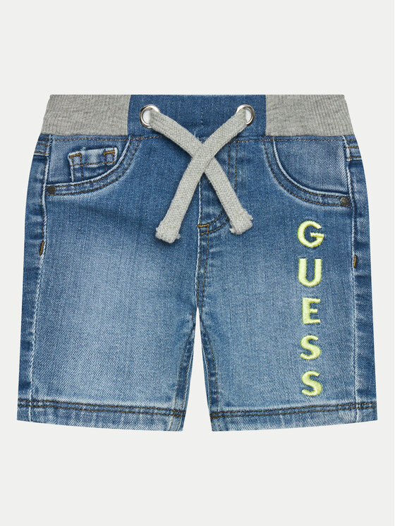 Guess Guess Džínové šortky N4GD15 D4GV0 Modrá Regular Fit