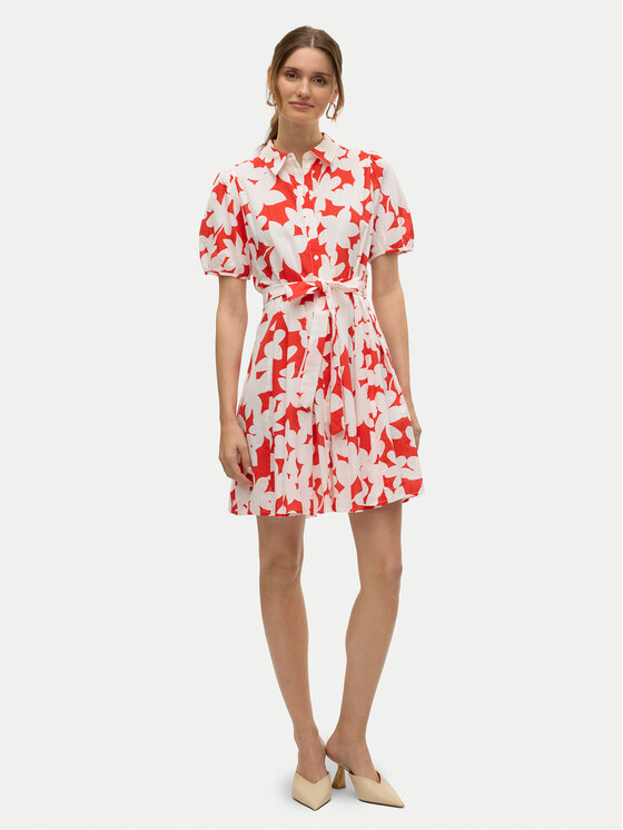 Vero Moda Vero Moda Haljina košulja Dicthe 10303728 Crvena Regular Fit