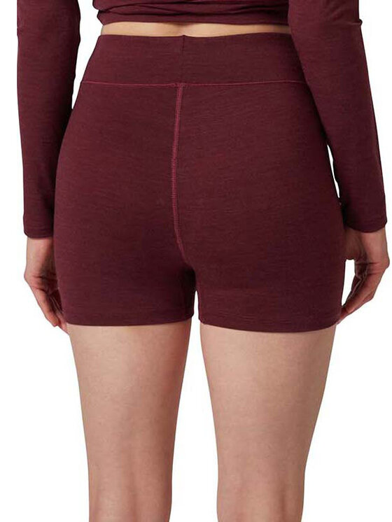 Huber Huber Šortky z materiálu 16486 Bordó Slim Fit