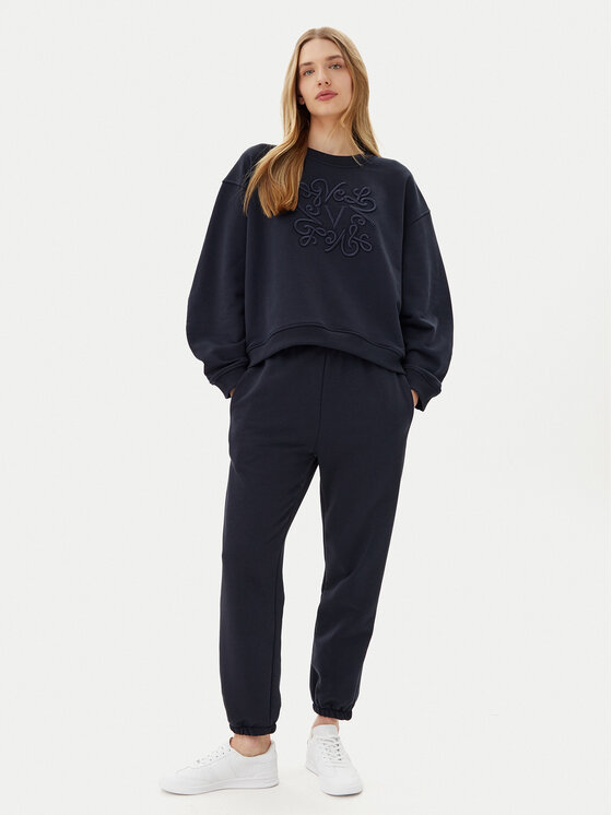 ViCOLO ViCOLO Teplákové kalhoty TD0573 Tmavomodrá Regular Fit