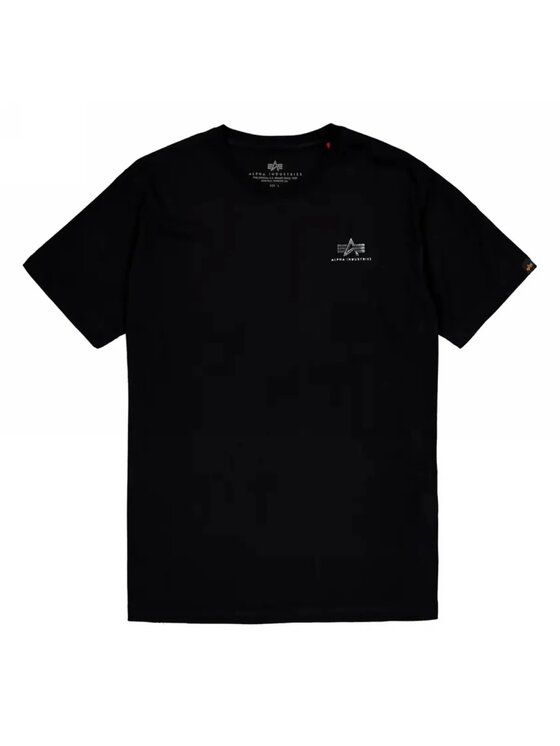 Alpha Industries Alpha Industries T-Shirt AI.148526 Czarny Regular Fit