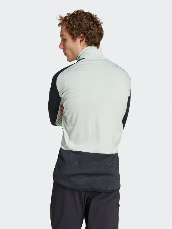 adidas adidas Полар Terrex Tech Flooce Hiking Fleece HS9775 Зелен Regular Fit