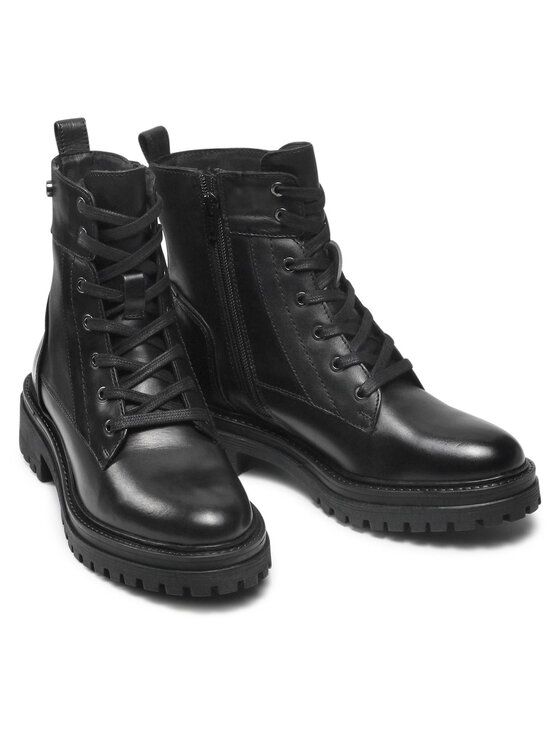 Geox Geox Schnürstiefeletten D Iridea C D16HRC 00043 C9999 Schwarz