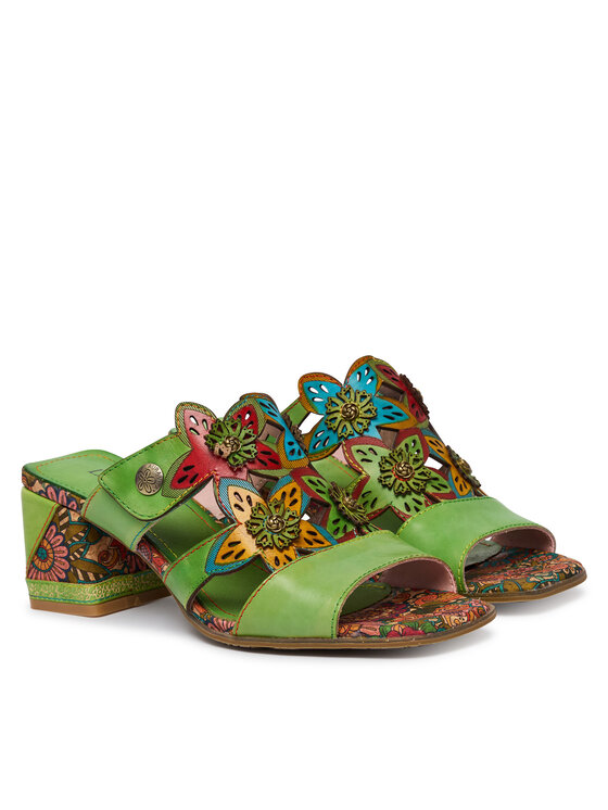 Laura Vita Laura Vita Шльопанці Jacqueso 09 Зелений