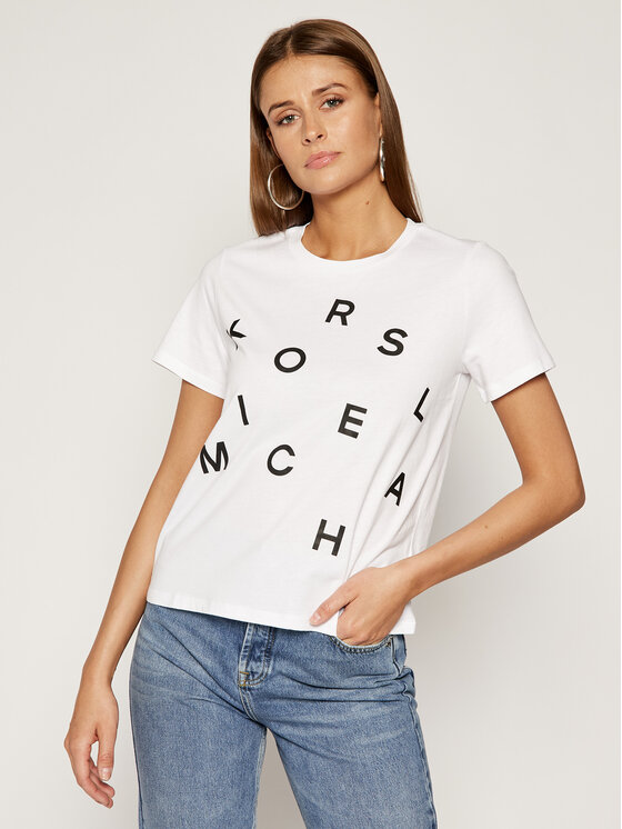 MICHAEL Michael Kors MICHAEL Michael Kors T-Shirt MU95M9397J Λευκό Regular Fit