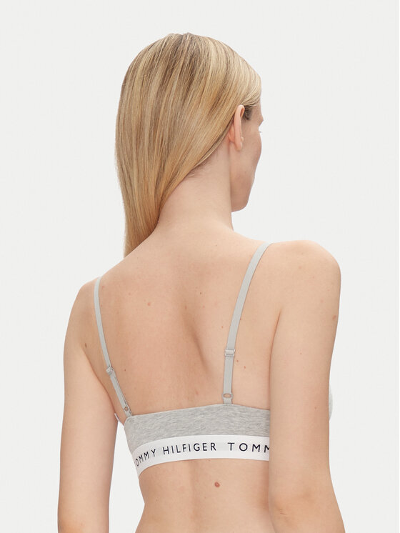 Tommy Hilfiger Tommy Hilfiger Bralette krūšturis UW0UW05715 Pelēks