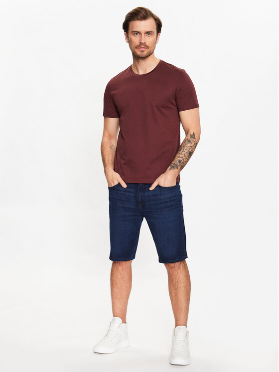 Pantaloncini di jeans 50488618 Blu Slim Fit
