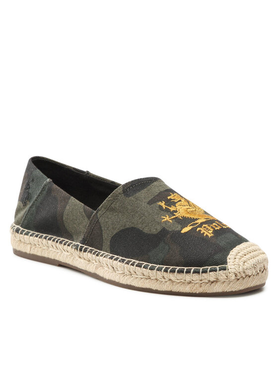 Polo Ralph Lauren Espadrilles Cevio Slip 803861009001 Vert Modivo