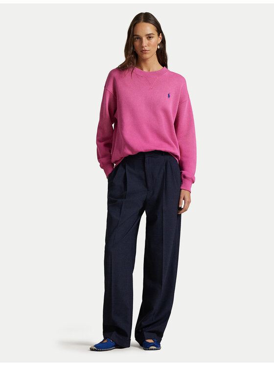 Polo Ralph Lauren Polo Ralph Lauren Mikina 211971697505 Růžová Relaxed Fit