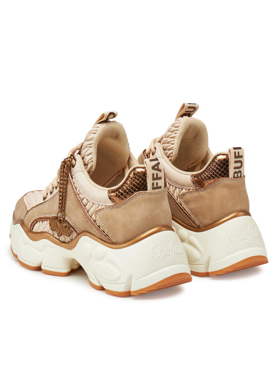 Buffalo Buffalo Sneakers Binary Quilt 1636305 Beige