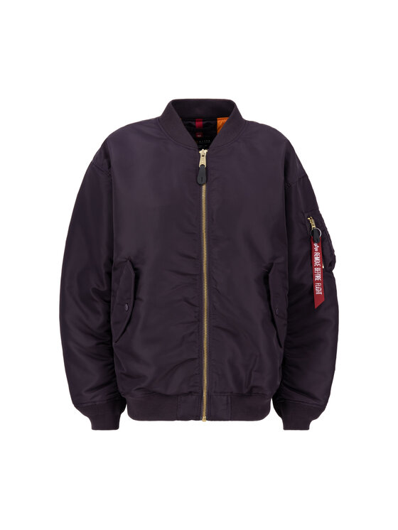 Alpha Industries Alpha Industries Kurtka bomber MA-1 Core Bomber Jacket Women Fioletowy Relaxed Fit