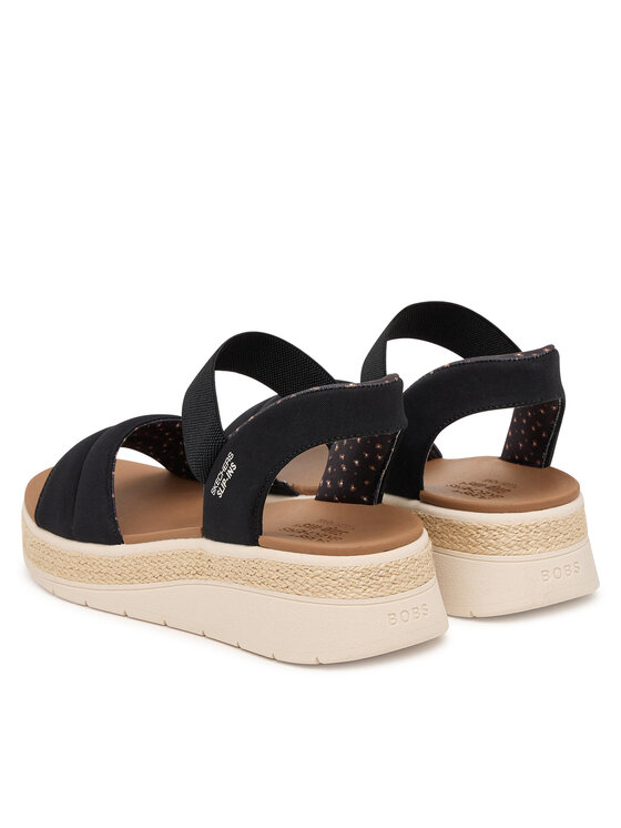 Skechers Skechers Sandały BOBS Sun Ray 114413/BLK Czarny