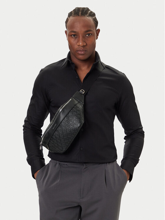 Calvin Klein Calvin Klein Vöökott Emblem Emboss Waistbag LV04D3205G Must