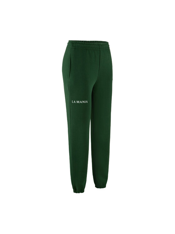 La Mania La Mania Spodnie dresowe SOUL 3 Zielony Classic Fit