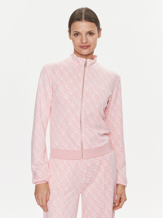 Guess Guess Світшот Gl Logo V4RQ12 KC2X2 Рожевий Regular Fit