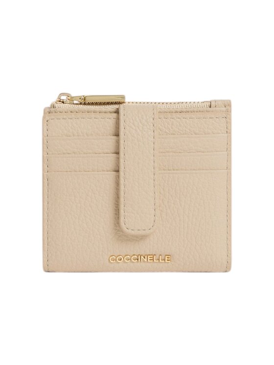 Coccinelle Coccinelle Portafoglio Metallic Medium Beige