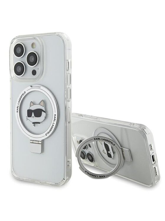 Etui na telefon KARL LAGERFELD, Białe, iPhone 15 Pro Max