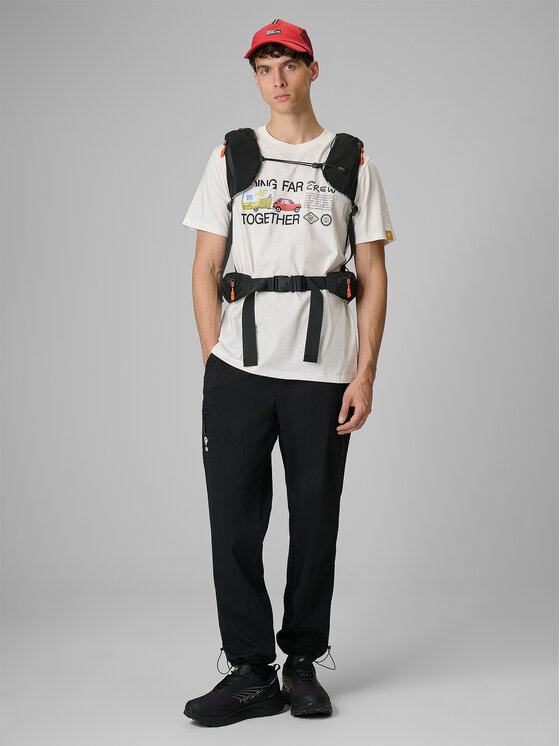 4F 4F T-Shirt NATURE’S TRAIL Biały Regular Fit