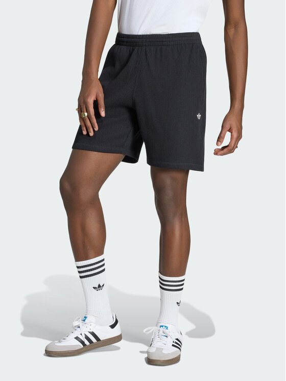 adidas adidas Szorty materiałowe 168941 Czarny Regular Fit