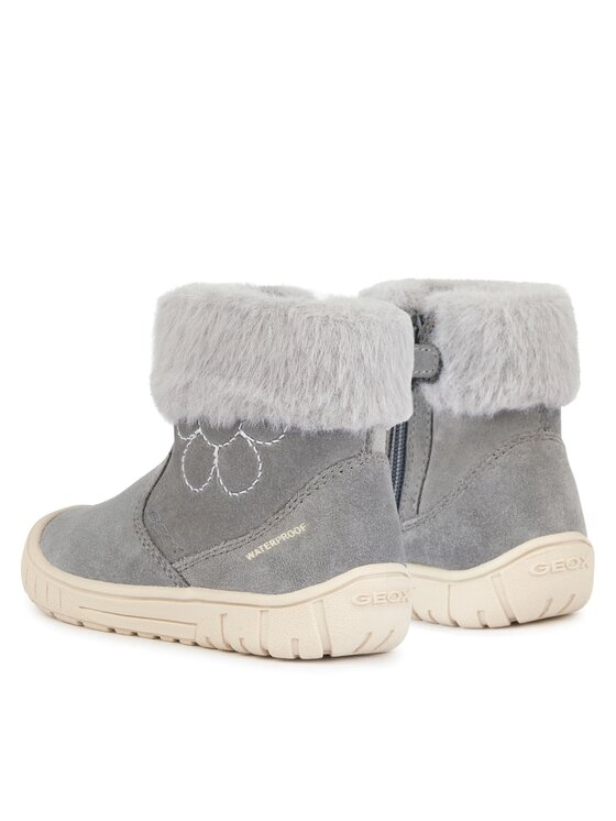 Geox Geox Schnürschuhe B Omar Girl Wpf B262LA 00022 C1006 M Grau