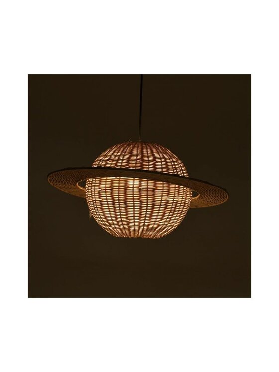 MIAhome MIAhome Lampa wisząca 50 cm SATURNO Brązowy
