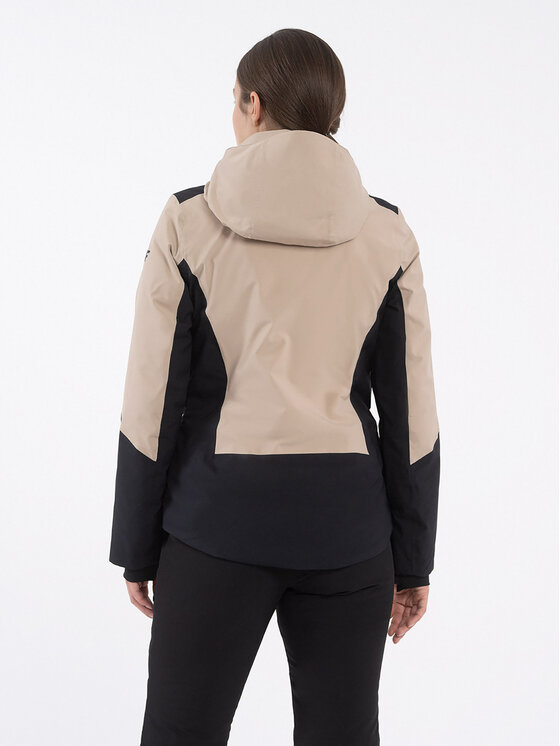 4F 4F Lyžiarska bunda 4FAW23TTJAF340 Hnedá Slim Fit